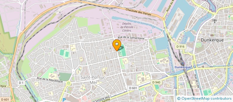 localisation de l'entreprise SCI LOONIS LITTORAL à DUNKERQUE