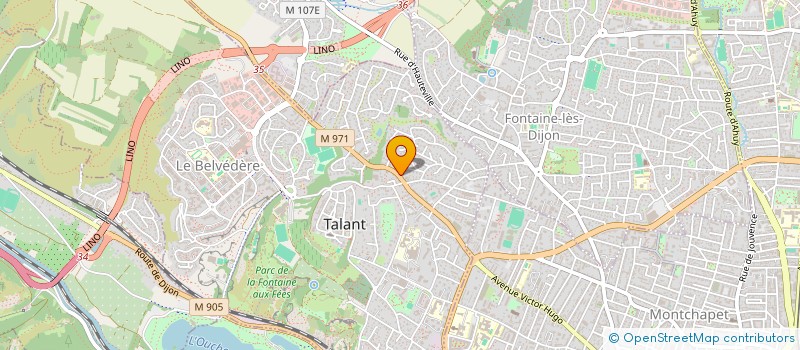 localisation de l'entreprise SCI LOOPING  TALANT