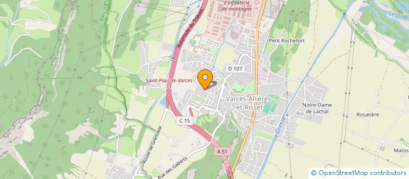 localisation de l'entreprise SCI LOOS SAINT ANGE  VARCES-ALLIERES-ET-RISSET