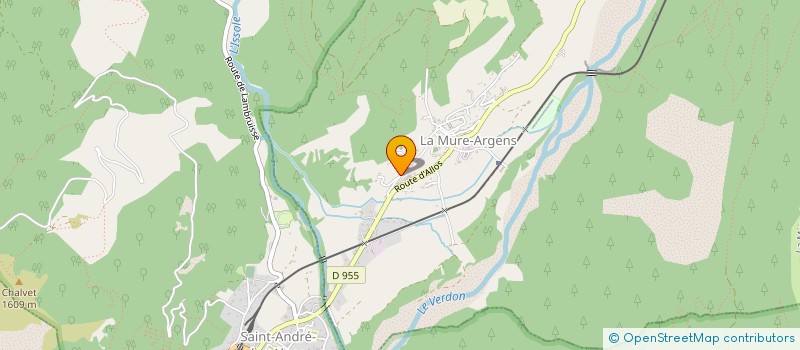 localisation de l'entreprise SCI LOOSE PIETRONAVE  LA MURE-ARGENS