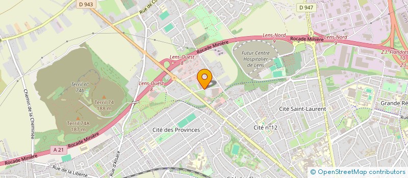 localisation de l'entreprise SCI LOOSOISE  LOOS-EN-GOHELLE