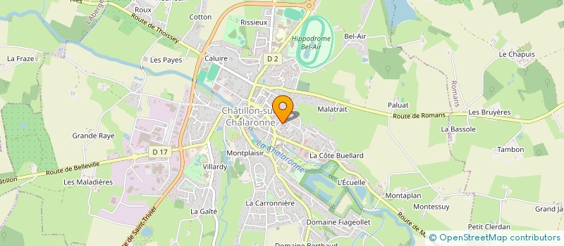 localisation de l'entreprise SCI LOOU  CHATILLON-SUR-CHALARONNE