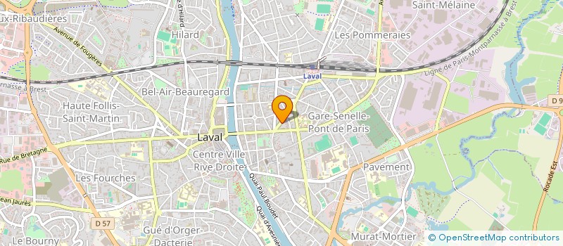 localisation de l'entreprise SCI LOPAFRABER à LAVAL
