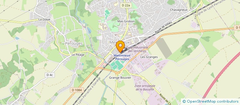 localisation de l'entreprise SCI LOPAJE à MEXIMIEUX