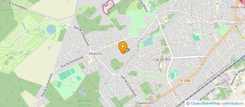 localisation de l'entreprise SCI LOPAN  PESSAC