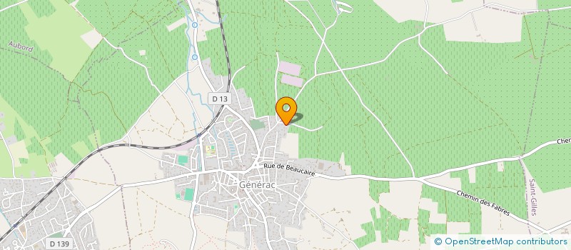 localisation de l'entreprise SCI LOPCI  GENERAC