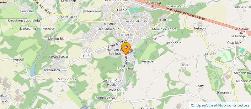 localisation de l'entreprise SCI LOPE INVESTISSEMENT  LOPERHET