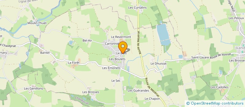 localisation de l'entreprise SCI LOPENAS à CHAVEYRIAT