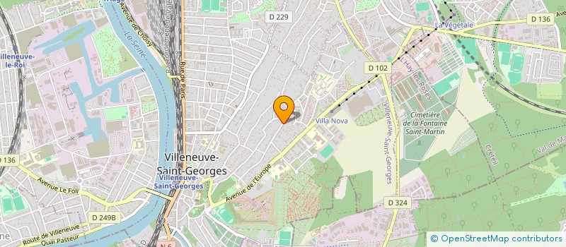 localisation de l'entreprise SCI LOPES  VILLENEUVE-SAINT-GEORGES