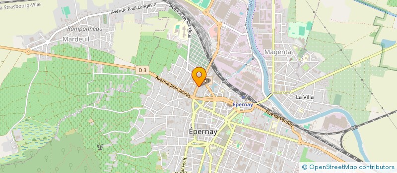 localisation de l'entreprise SCI LOPES à EPERNAY