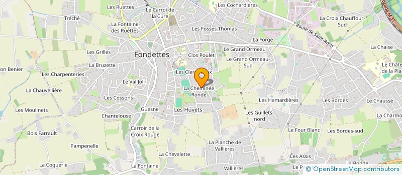 localisation de l'entreprise SCI LOPES à FONDETTES