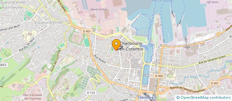 localisation de l'entreprise SCI LOPES à CHERBOURG-EN-COTENTIN