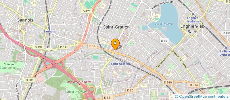 localisation de l'entreprise SCI LOPES BOUCHEROT  SAINT-GRATIEN