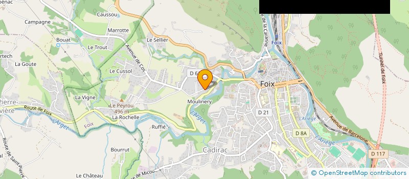 localisation de l'entreprise SCI LOPES CHUMILLAS à FOIX