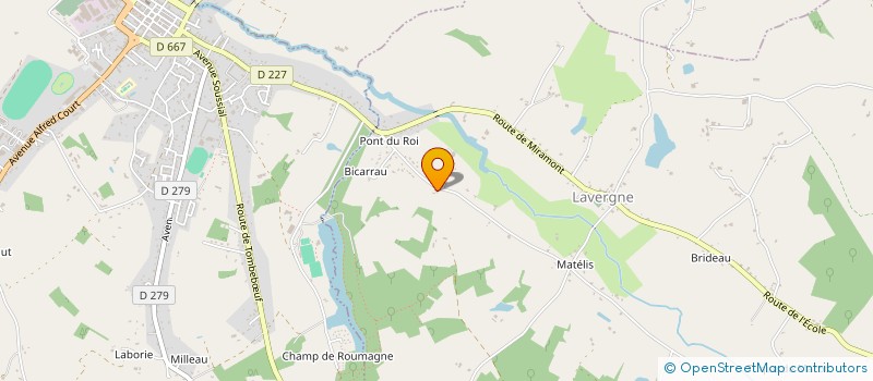 localisation de l'entreprise SCI LOPEZ  LAVERGNE