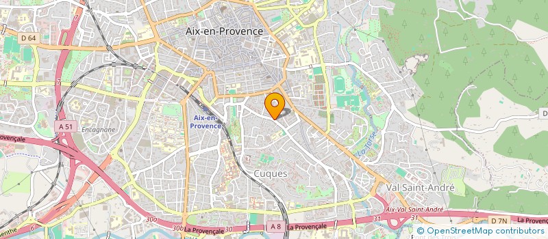 localisation de l'entreprise SCI LOPEZ BLEUSE à AIX-EN-PROVENCE