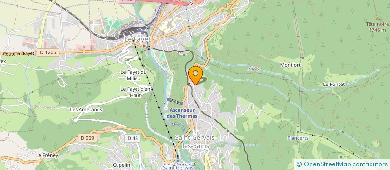 localisation de l'entreprise SCI LOPEZ & FILS  SAINT-GERVAIS-LES-BAINS