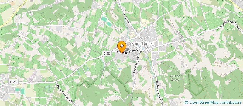 localisation de l'entreprise SCI LOPEZ & NINOS  SAINT-DIDIER