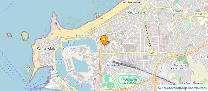 localisation de l'entreprise SCI LOPHA  SAINT-MALO