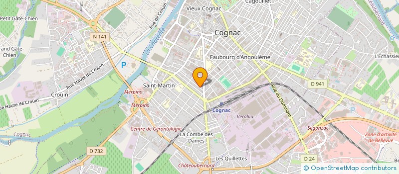 localisation de l'entreprise SCI LOPIAN à COGNAC