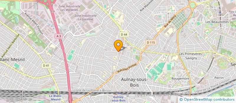 localisation de l'entreprise SCI LOPINVEST à AULNAY-SOUS-BOIS