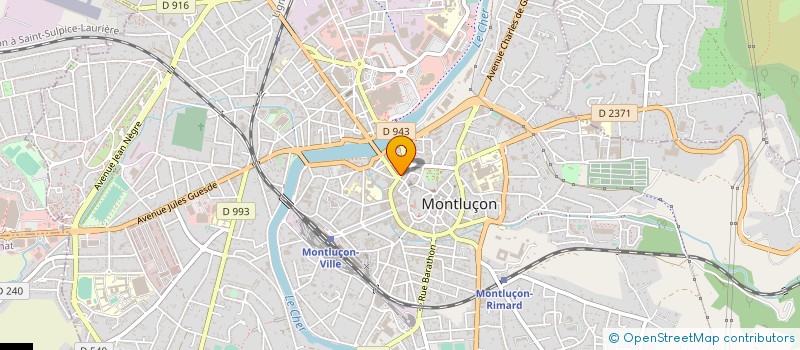 localisation de l'entreprise SCI LOPITAUX à MONTLUCON