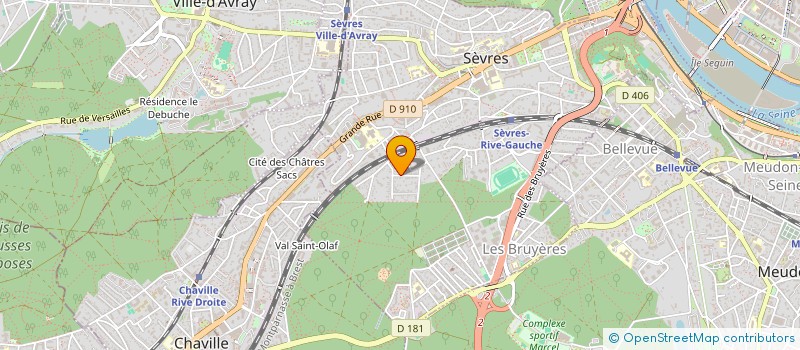 localisation de l'entreprise SCI LOPOTICHA à SEVRES