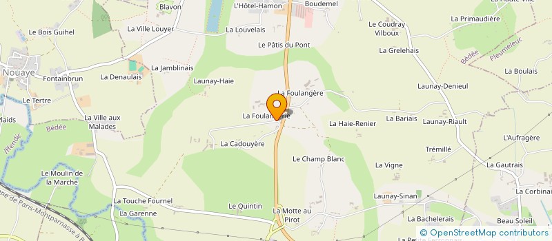 localisation de l'entreprise SCI LOQ-BRI  BEDEE