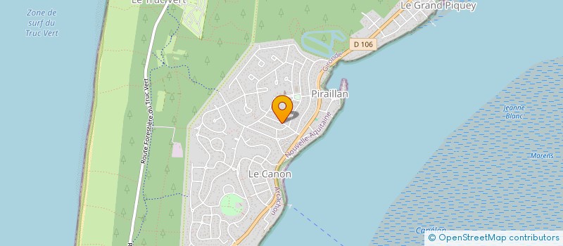 localisation de l'entreprise SCI LOR'ADOUR à LEGE-CAP-FERRET