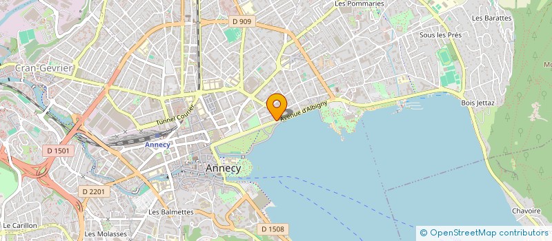 localisation de l'entreprise SCI LORA à ANNECY