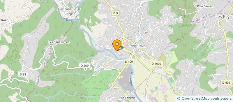 localisation de l'entreprise SCI LORA  PEGOMAS