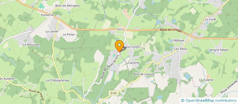 localisation de l'entreprise SCI LORA PRESSAC à EYJEAUX