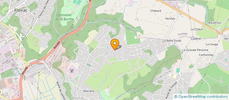 localisation de l'entreprise SCI LORAMA  BOULIAC