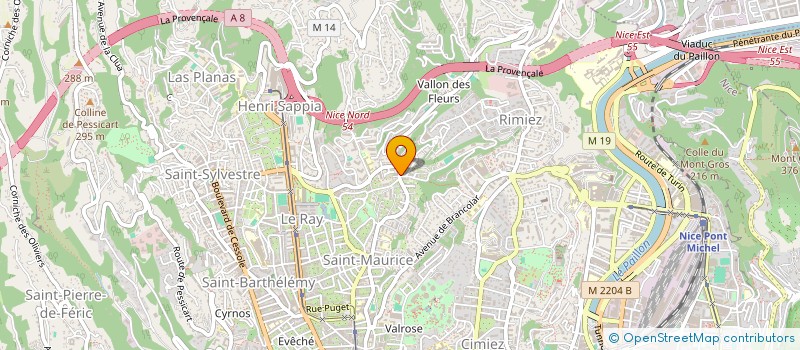 localisation de l'entreprise SCI LORAMAPA à NICE