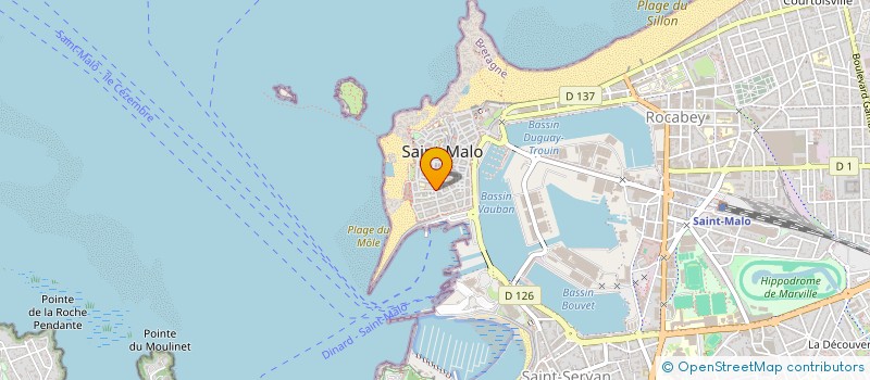 localisation de l'entreprise SCI LORANA  SAINT-MALO