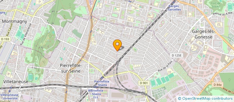 localisation de l'entreprise SCI LORANE à PIERREFITTE-SUR-SEINE