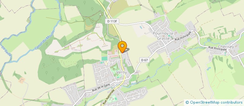 localisation de l'entreprise SCI LORANE  VERNY