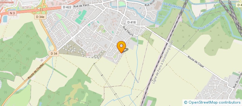 localisation de l'entreprise SCI LORCA  CLAYE-SOUILLY