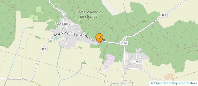 localisation de l'entreprise SCI LORD BYRON  MONTGE-EN-GOELE