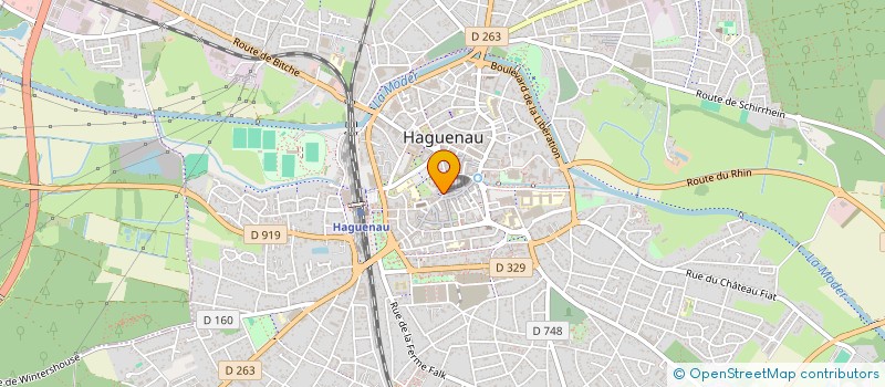 localisation de l'entreprise SCI LORE FRANCE  HAGUENAU