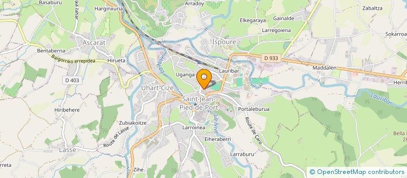 localisation de l'entreprise SCI LOREA  SAINT-JEAN-PIED-DE-PORT