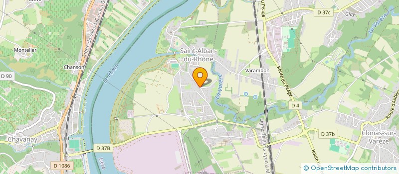 localisation de l'entreprise SCI LOREENA  SAINT-ALBAN-DU-RHONE