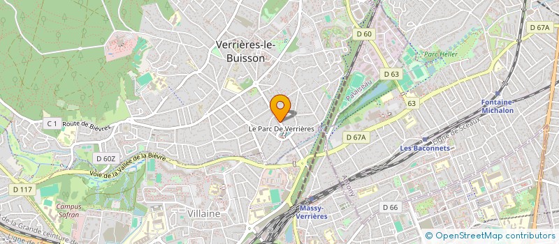 localisation de l'entreprise SCI LOREILLE à VERRIERES-LE-BUISSON