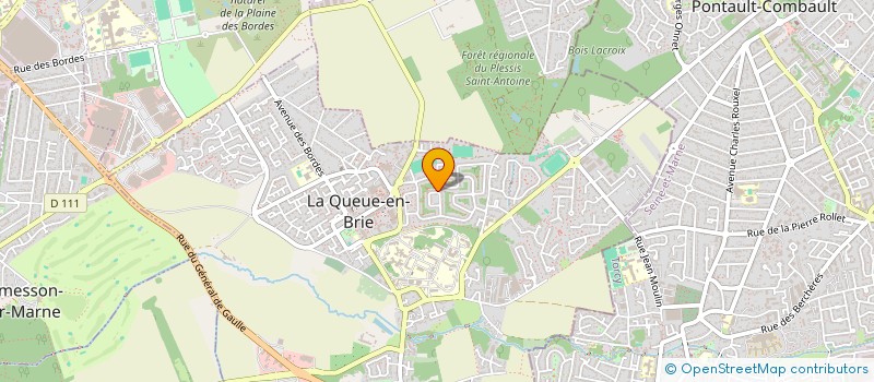 localisation de l'entreprise SCI LOREL  LA QUEUE-EN-BRIE