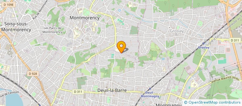 localisation de l'entreprise SCI LORELIA  DEUIL-LA-BARRE