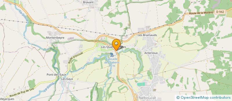 localisation de l'entreprise SCI LORELLA  NEBOUZAT