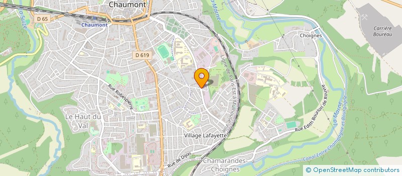 localisation de l'entreprise SCI LOREMA à CHAUMONT