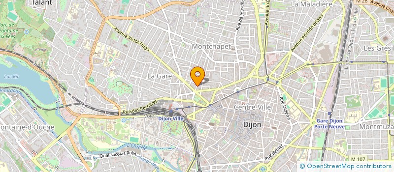 localisation de l'entreprise SCI LOREMAX à DIJON