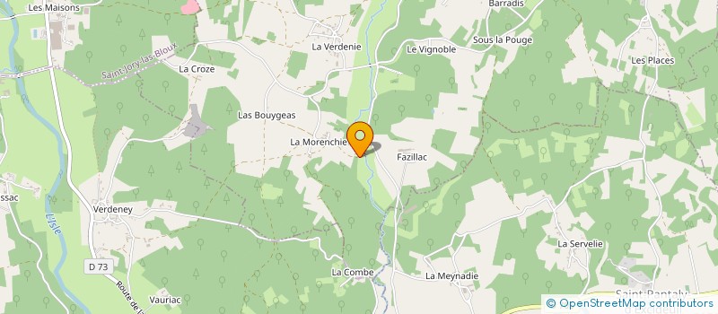 localisation de l'entreprise SCI LORENA  SAINT-JORY-LAS-BLOUX