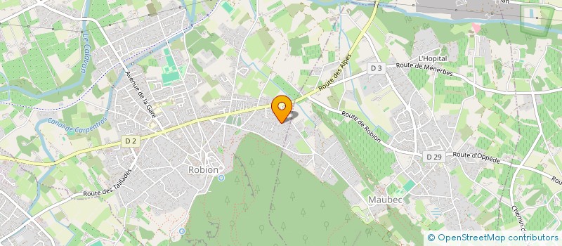 localisation de l'entreprise SCI LORENA  ROBION